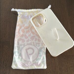 Loopy Case White Phone Cover for iPhone 13 Pro